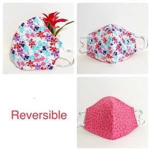 2/$20 Triple Layer Handmade Face Mask